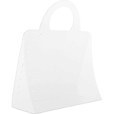 Boîte à fleurs transparente, sac d'emballage floral, sac cadeau pour compositions florales, fiançailles, grand événement, Saint-Valentin, pendaison de crémaillère-7 Shaped Handle