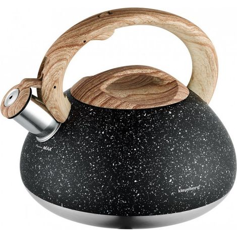 Hervidor silbante de 2,7 L Klausberg KB-7282 Granite Wood (1/5)