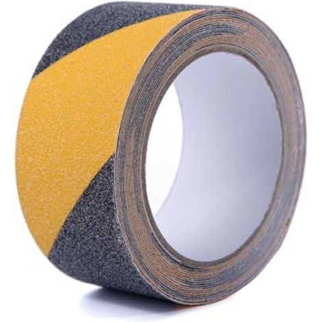 Bande Antidérapante 5cm X 5m - Noir/jaune