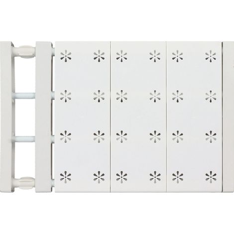 Lot étagère extensible de rangement pour armoire, séparation de placard gain de place, barre télescopique 38-60cm (1/5)
