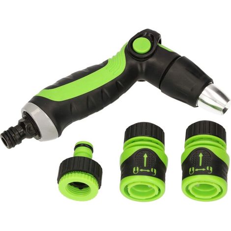 Kit de pulvérisation 4 pièces pour tuyau d'arrosage 1/2" ou 5/8" (1/5)