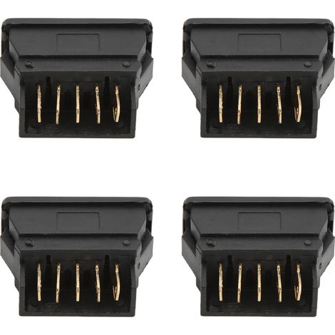 Universeller 5-poliger Fensterheberschalter für Autos mit grüner Kontrollleuchte, 12 V DC / 24 V DC (1/5)