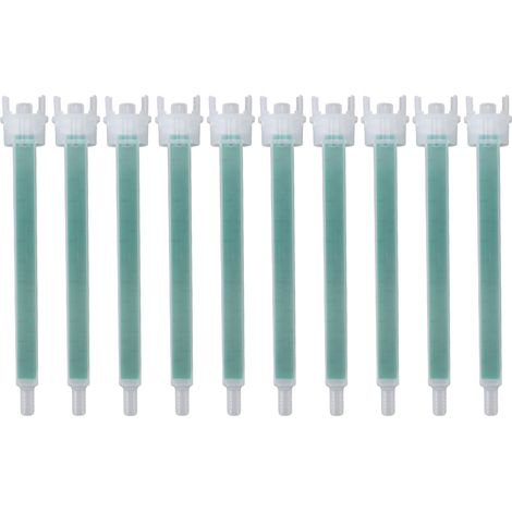 Buses de mélange avec embouts de mélange, 10 unités, pour le parage des sabots de vache, en plastique haute performance. (1/5)