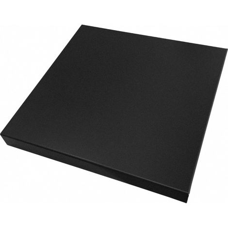 Chapeau de pile de poteau en alu - plat et carré - NG18 - Dimensions 300X300 mm - ALUHOME (1/3)
