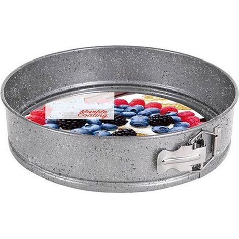 Trade Shop - Molde Redondo De Cremallera Removible Acero Redondo 28x6.8cm Utensilio De Cocina 655862i - (1/2)