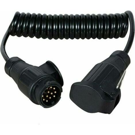 Câbles d'extension pour remorques 13-13Pin 3M Câblage Prise Caravane Rallonge spirale câble pour véhicules (1/5)