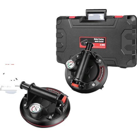 Ventouse de levage, conception robuste, haute capacité de charge, noir, 200 Kg (1/2)