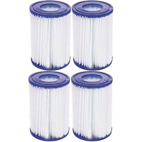ALLIANDISCartouches de filtration pour Pompe Piscine - Bestway Type 2 FD2137 - Couleur blanche