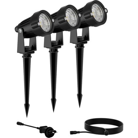 Philips GardenLink Caper Baliza con estaca (Negro) Luz blanca cálida - Set de 3 (1/5)