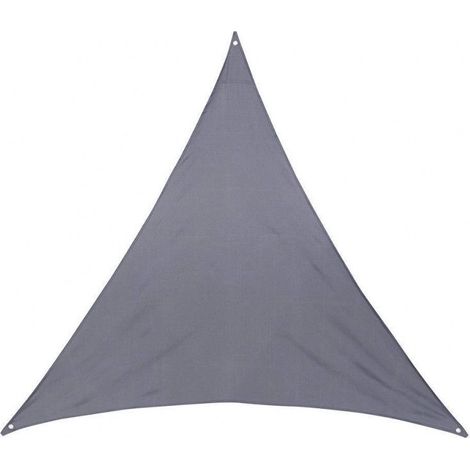 Toile solaire triangle "Anori" - 300 x 300 x 300 cm - Polyester - Gris - Livraison gratuite (1/4)