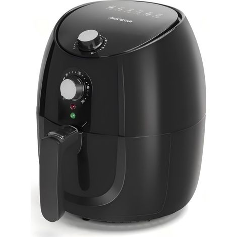 Friteuse électrique sans huile Aigostar 1500W 3,5L avec minuterie et contrôle de la température, pour frites et poulet.