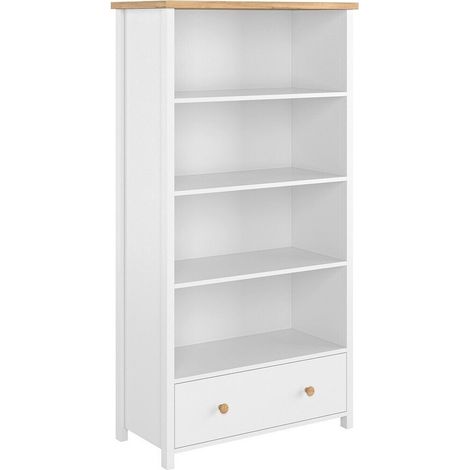Étagère Romelbo 101 , Avec tiroirs, Ouvert, Stratifié, Le nombre de portes: 0, Nombre de tiroirs: 1, 162x85x42cm