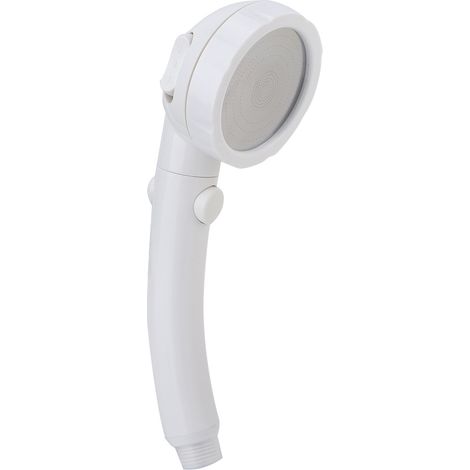 2 pommeaux de douche à main haute pression avec jet puissant, pour salle de bain, gris, 2 pièces (1/5)