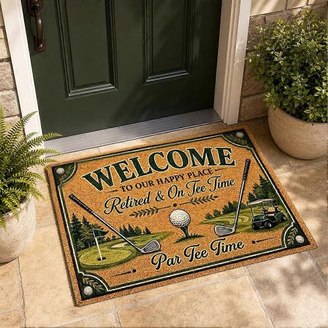 Tapis de porte antidérapant pour green de golf idéal pour l'entrée de la maison le garage ou le club-house - 61 x 91 cm - Couleur : C (1/3)