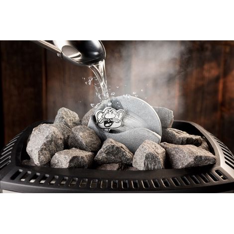 Hukka Design Saunaheppu Aufgussbehälter aus Speckstein für den Saunaofen (1/2)
