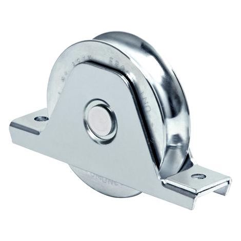 Ruota Cancelli Gola V  90 Supporto          335 Fc