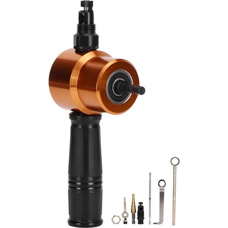 Perceuse Modifiée YT‑160AS avec 8 Pièces de Coupe Métal Double Tête et Accessoires (1/5)