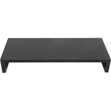 Yosoo Health Gear Support de Moniteur, étagère de Moniteur Support de Moniteur en Bois Support d'ordinateur Portable Support de Moniteur Support de Moniteur pour Bureau(Black, 120  3mm).
