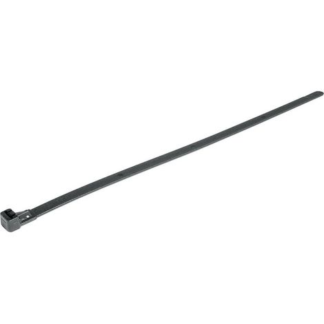 HellermannTyton REL250-PA66W-BK brida de sujeción negra 250 mm