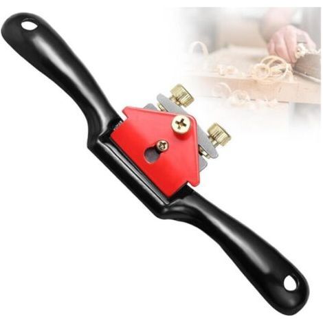 Red spokeshave adjustable for woodworking, hand planer (1/5)
