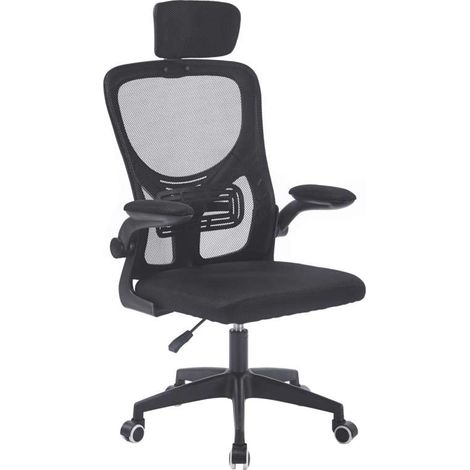 Sillón giratorio elevable gamer Aero Red transpirable en negro, 106/116cm(alto) 62cm(ancho) 62cm(fondo). (1/3)