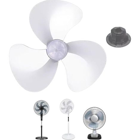 Aspas de ventilador de repuesto - 40 cm - Piezas eléctricas universales con tapa de tuerca - Aspas de ventilador de repuesto (1/5)