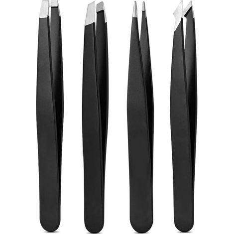 Hochpräzises Pinzetten-Set aus Edelstahl für Augenbrauen und eingewachsene Haare, Beauty-Tool