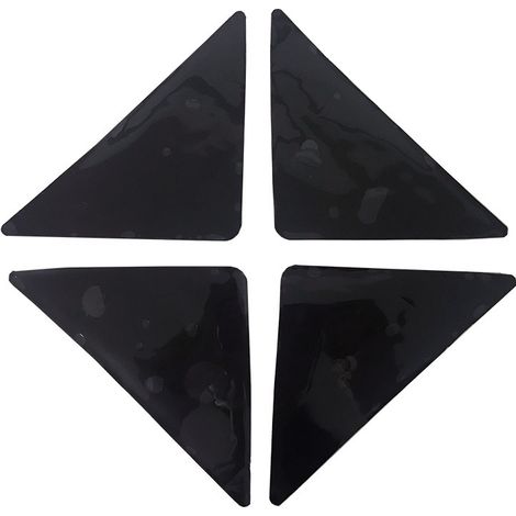 Lot de 8 poignées de tapis antidérapantes, bandes adhésives réutilisables anti-glisse pour tapis et moquettes (1/3)