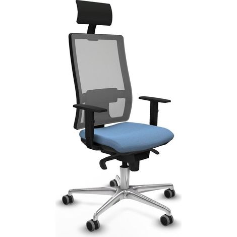 Piqueras y Crespo Horna chaise bureau bleu ciel réglable (1/3)