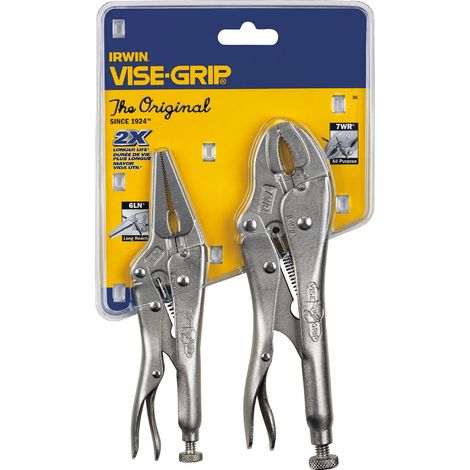 IRWIN Vise-Grip - Pinze di bloccaggio originali con tagliafili, 2 pezzi, 36 (1/4)