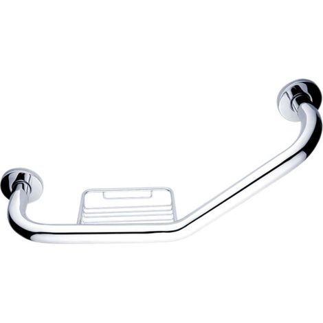 Nimco Stützgriffe - Handlauf, gebrochen, 43x24 cm, Edelstahl BM 7035LZ-18