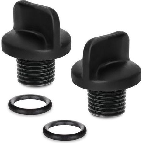 Bouchon de tuyau de pompe de piscine en deux parties - bouchon de vidange pour chauffe-piscine et spa avec joint torique de rechange, compatible avec les pompes et systèmes de filtration. (1/5)