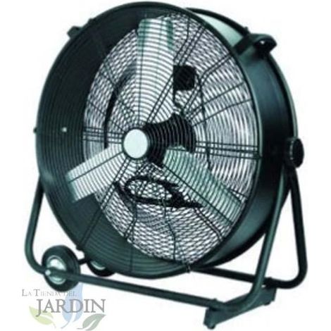 Ventilador Industrial de Suelo 60cm 330W - Ventilador para Garaje, Taller, Almacén o Terraza Cubierta sin Mando