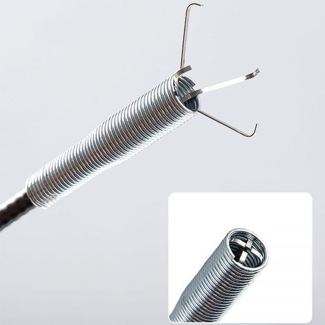 Pince de débouchage flexible à 4 griffes pour évier, cuisine, toilettes et autres canalisations (0,6 m / 1,97 pi). Outil idéal pour déboucher les canalisations de la maison, de la cuisine et des toile (1/5)