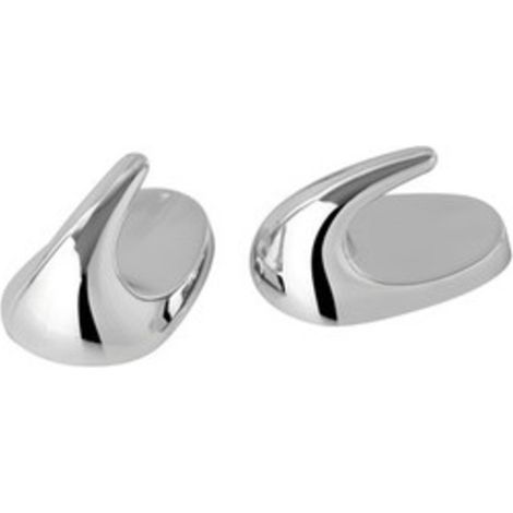 GANCIO ADESIVO CROMO 5 CM FACKELMANN 2 PZ 20730 Q.TA 6