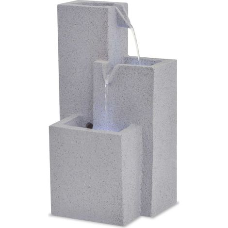 Fuente de interior con luz LED poliresina 22,5x18x40,6 cm DEC020769