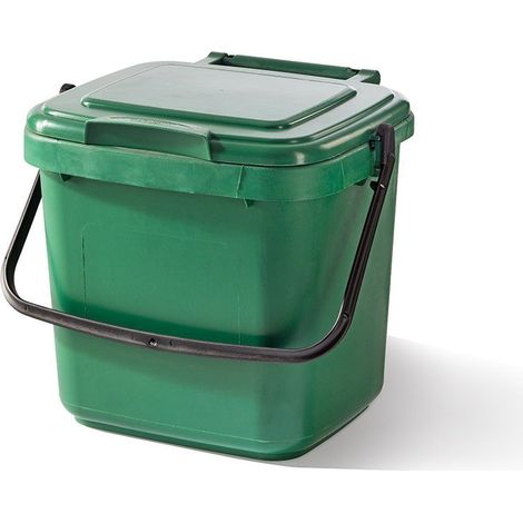 Recycled Plastic 7ltr Green Kitchen Caddy (1/2)