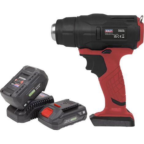 Sealey SV20 Series Cordless Heat Gun Kit 20V - 2 Batteries CP20VHGKIT2 (1/5)
