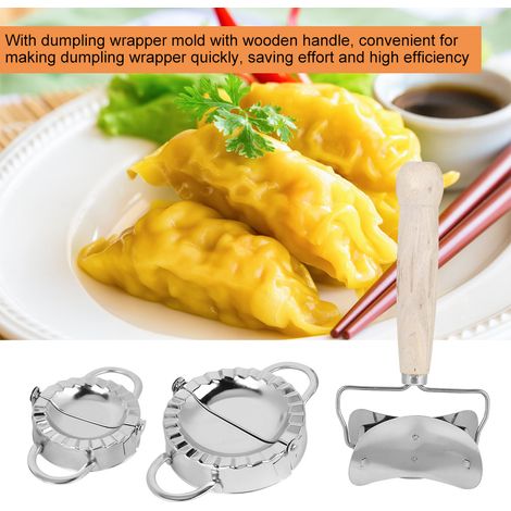 Ensemble de machine à raviolis manuelle en acier inoxydable 304 avec outil pour pâte à raviolis - Ustensiles de cuisine (1/5)
