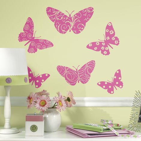 RoomMates stickers muraux - Papillons (1/2)