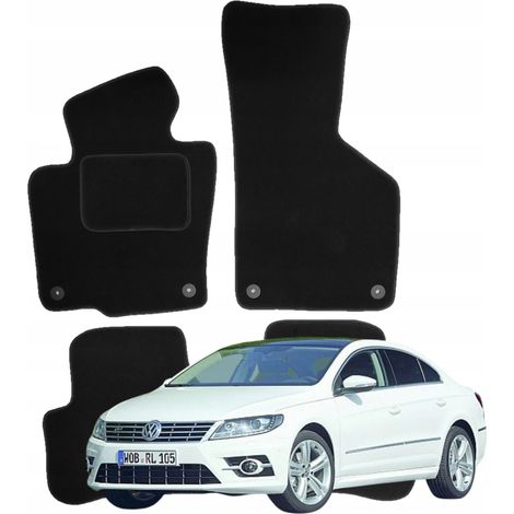 Alfombrillas de terciopelo para Volkswagen Passat CC 2012-2016 (B) (1/5)