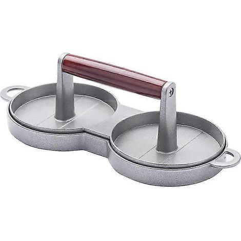 Presse à hamburger, presse à steak haché avec double moule, 12 cm (1/4)