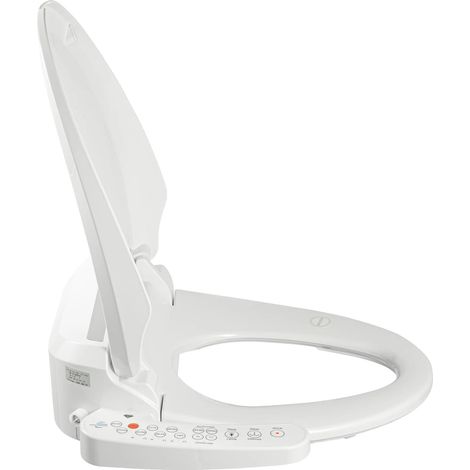 Siège de toilette électrique, température réglable, caractéristiques de sécurité, BLANC, 220V, Prise EU (1/2)