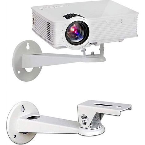 White Projector Wall Mount 360 Degree Wall Projector (1/5)