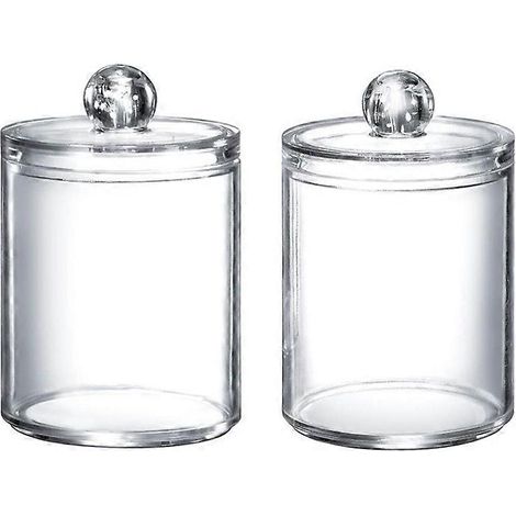 Distributeur de porte-cotons-tiges pour boules de coton, cotons-tiges et fil dentaire pour salle de bain (1/5)