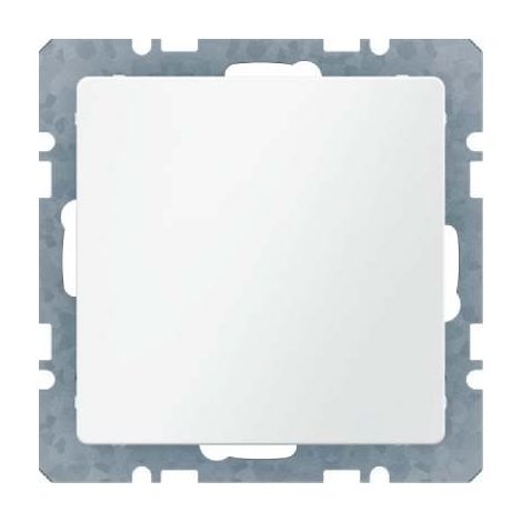 BERKER 10096089 BLINDVERSCHLUSS MIT ZENTRALSTÜCK BERKER Q.1 POLARWEIß, SAMT