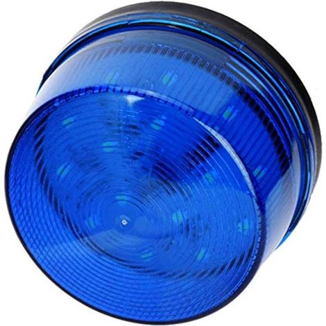 Lampe D'alarme Clignotante LED, 12 V Bleu LED Stroboscopique Balise D'alarme D'urgence Signal D'avertissement Clignotant sans Son (1/3)
