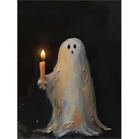 Toile De Peinture - Affiche Gothique Vintage Avec Bougie - Décoration Murale Pour Chambre Halloween Académie Sombre - Format A1 - 1 Pièce (1/5)