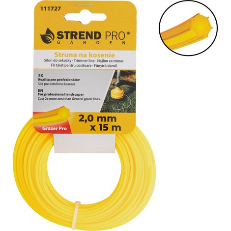 Trimmerfaden Grazer Pro Hepta 2,0 mm, L-15 m, HEX