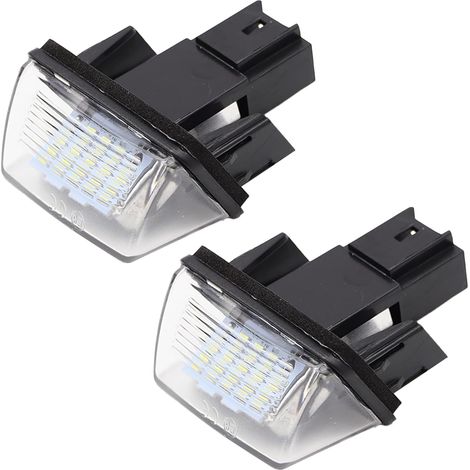 2 Piece License Plate Light for Berlingo C3, C4, C5 206, 207, 306, 307, 308 Partner LED License Plate Light 6340A3 (1/5)